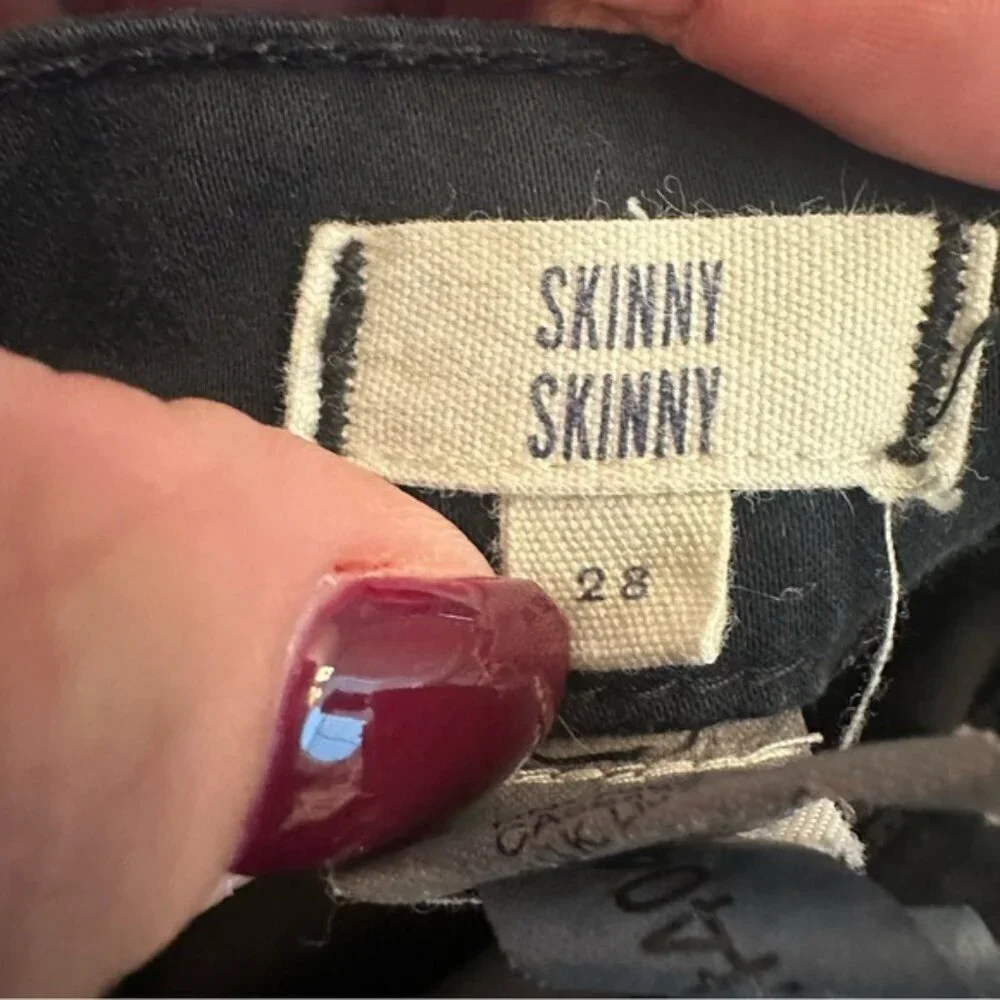 Madewell black skinny